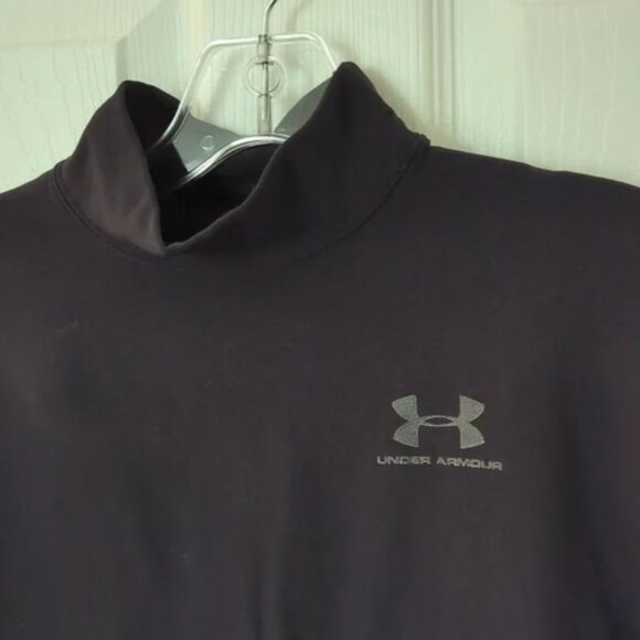 Under Armour Tops - UNDER ARMOUR BLACK MOCK TURTLE NECK LONG SLEEVE TOP S